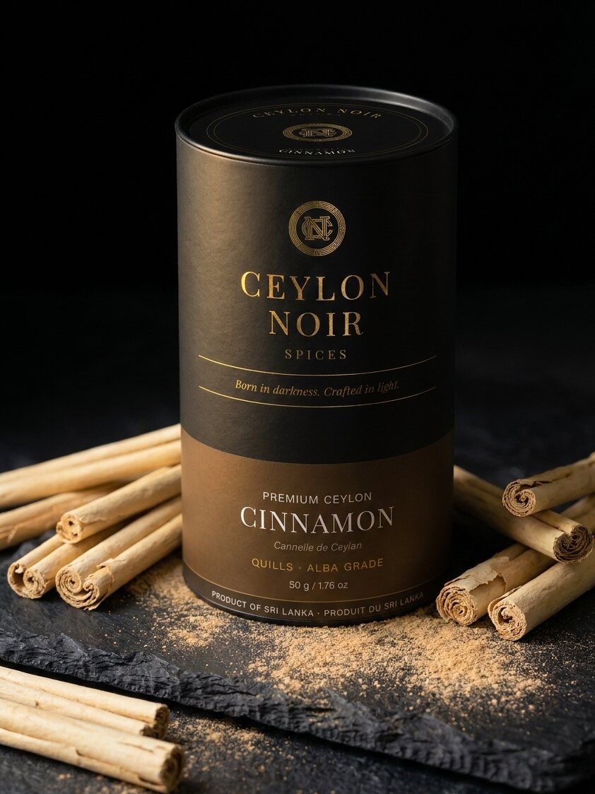 Ceylon Noir Alba canister